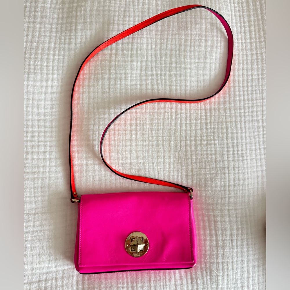 Kate Spade Pink and Orange Clutch